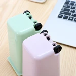 Plastic pen stand promotional desktop waste bin USA TOP Sell pencil vase