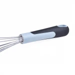 Plastic Soft Handle Wire Whisk Balloon Metal Whisk French Stainless Steel Whisks