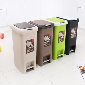 Plastic Trash Bin with Removable inner wastebasket in Dual-use