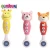 Import Plush rocker electric 30cm hand bell musical baby rattle sticks toys from China