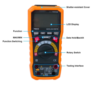 PM8236 Digital Multimeter Auto Meter With USB Interface