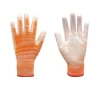 popular and best selling nylon yarn PU coated gloves