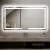 Import Popular Design Back Lit Rectangular Touch Led Lights Smart Bathroom Mirror from China