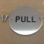 Import Popular Stainless steel Modern push and pull door sign plate from China
