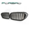 PORBAO Car Matte black single line Car Front Grilles for G30/G38