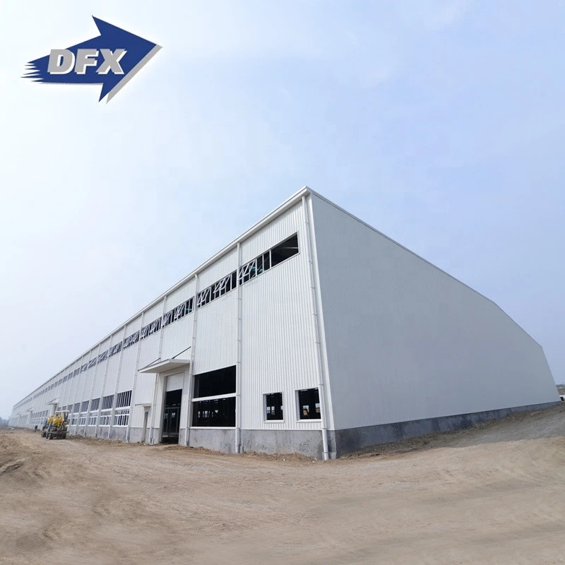Practical Designed Popular Low Cost Prefab Safety Structural Steel Structure Workshop Plant Shed Project