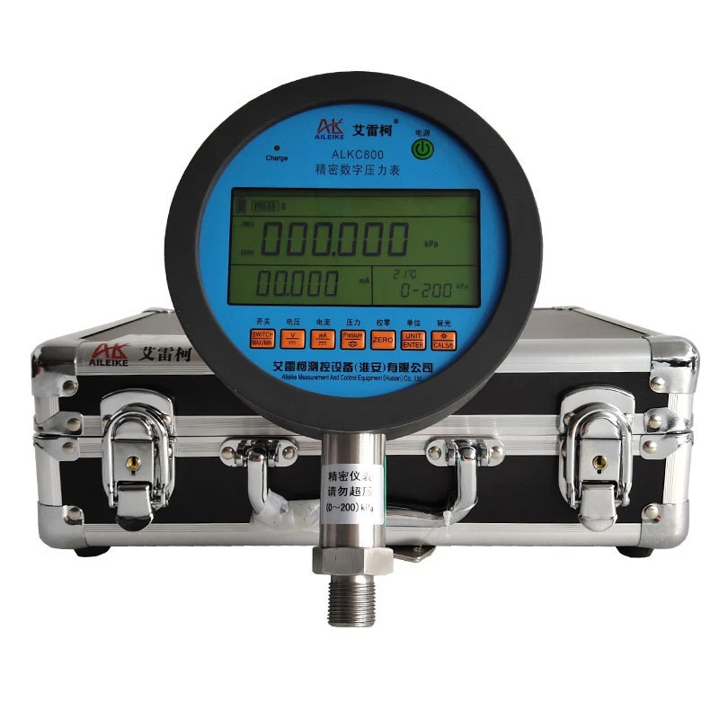 Precision digital pressure gauge alkc800 digital display pressure gauge 0.05 pressure gauge