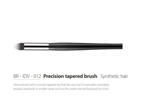 Precision Tapered Brush Dense Synthetic Hair Cosmetic Brush