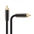 Import Premium metallic audio cable rca plug to rca plug audio &amp; video speaker cable from China