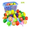 Pretend Play Plastic Food Toy Cutting Fruit Vegetable kitchen play set toys Children kitchen toy For kids