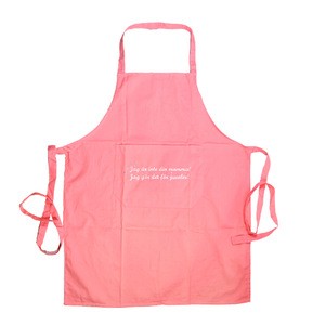 Printed customized logo 100% cotton or 100% polyester or T/C kitchen aprons