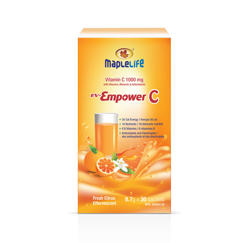 Buy Private Label 30 Sachets 1000mg Vitamin C Effervescent Powder from