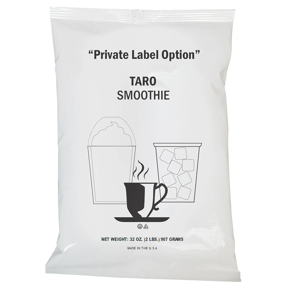 Private Label Taro Smoothie Powdered Drink Mix Non-Dairy Creamer 2lb bag USA ORIGIN Instant Drink