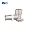 Professional 1/2 Inch Nickel Plating Brass Compression Pvc Pipe Fitting