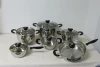 professional 12 PCS stainless steel cookware set with high quality and competitive price