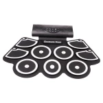 Professional digital portable hand roll  silicone  drum surface electronic drum