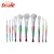 Import Professional Glitter Cosmetics Tools 12 Pieces Colorful Rainbow Makeup Brush Set from China