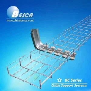 Professional Steel SUS304 Wire Mesh Cable Tray Supplier With ISO9001 System