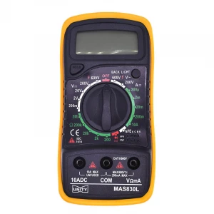 Promotion portable mas830l digital multimeter with cable tester