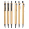 Promotional Advertising Cheap Custom Logo Bamboo Pen Wood Pen original ecology custom wood ball pen with clips and logo