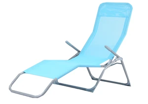Promotional outdoor bed portable foldable beach lounger chair