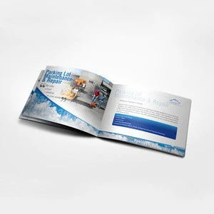 Promotional top quality flyer/leaftlet/brochure custom printing service