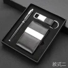 PU card holder pen keychain luxury business gift set