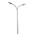 Import Q235B 6M 8M 10M 12M Lamp Pole Street Light Steel High Mast Lighting Pole from China