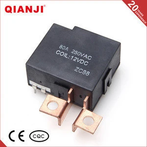 QIANJI 2017 Highest Demand Products Electromagnetic Latching Relay 220V 100A QJ80A-1