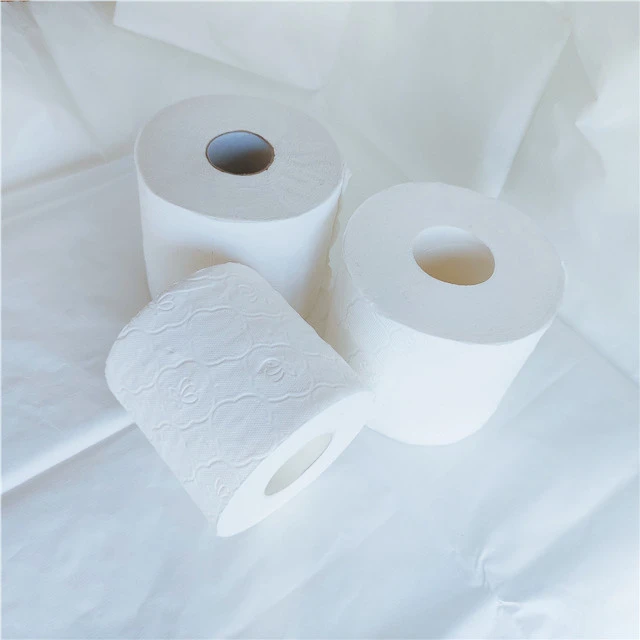QS05T Cheap Recycled pulp Virgin Wooden Pulp  Rolls Pack  Servilletasd Papel Toilet Paper Roll Tissue Toilet Paper