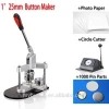 Quality Assurance Wholesale Price 1 25mm Hand Press Automatic Badge Button Making Machine