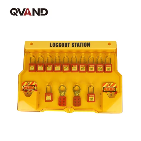 QVAND LOTO One stop Management Solution Board Open Plastic Lockout Station