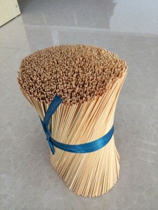Raw bamboo sticks for making incense