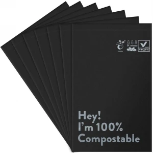 Ready to ship 100% compostable mailer bags mailer biodegradable EN13432 certificate PLA corn starch mailing bags