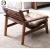Import Recliner Lounge Walnut Tiger Wood Sofa Chair Single from China