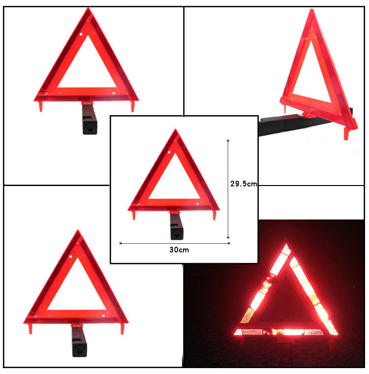 Buy Red Traffic Road Safety Sign Warning Triangle For Automotive from ...