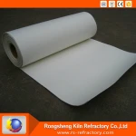 Refractory material insulation 0.125 inch thickness 2mm thick ceramic fiber paper