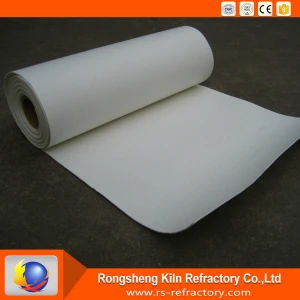 Refractory material insulation 0.125 inch thickness 2mm thick ceramic fiber paper