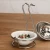 Import Restaurant  Buffet Serving Set Swan-shaped stainless steel soup spoon holder Soup Warmer Station Ceramic Soup Tureen Ladle from China
