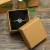 Import Retro kraft paper jewelry box ring necklace pendant jewelry packaging box wholesale spot from China