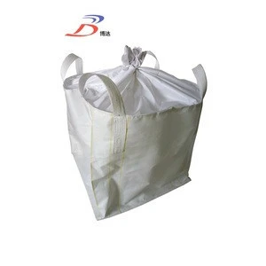 Reusable custom packaging bag FIBC jumbo ton sack with label document pouch 1000kg ventilated big bag
