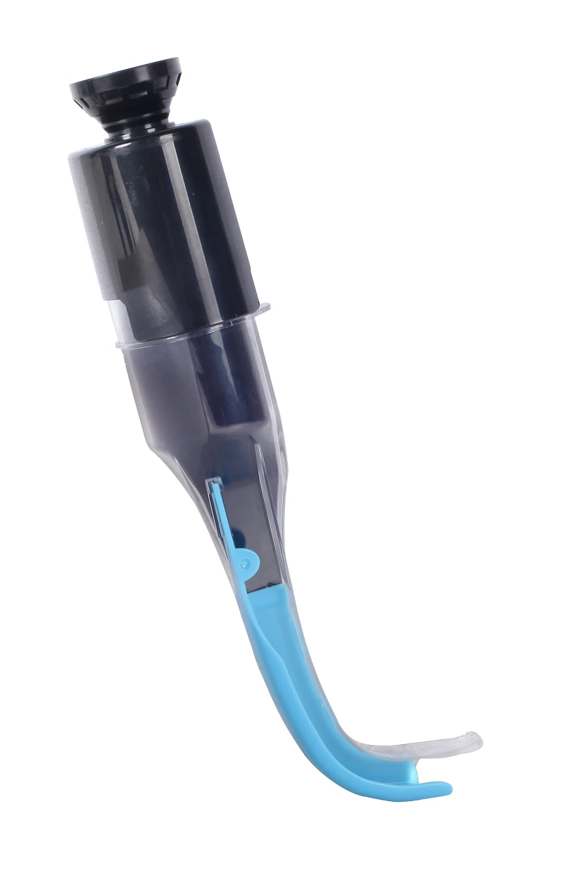 Reusable intubation optical &amp; video laryngoscope set with disposable  laryngoscope blade