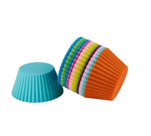 Reusable Silicone Baking Cups Moulds Cake Tools Type