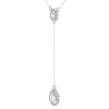 REYES Wholesale New Design 14K White Gold 1.3 Carat Lab Grown Diamond Chain Necklaces for Women Wedding Gift Fine Jewelry