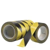 Road barricade and factory danger barricade tape wholesale  high quality  yellow and black underground safety marking