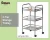 Import Rolling Storage Shelf with Wheels 5 and 2 Plastic Hair Beauty Salon Drawer Cart Trolley from Taiwan