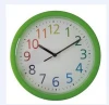 Round shape promotion plastic wall clock from china