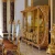 Import Royal dining room furniture set European style french antique dining table  solid wood cabinet golden whole house furniture from China