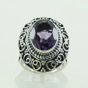 Royal Look 925 Silver Sterling Black Onyx Gem Stone Jewelry Supplier India