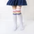 Import RTS Kids Baby Girls Rainbow Stripes Bedazzled Bling Glitter Rhinestone Knee High Socks Stockings from China